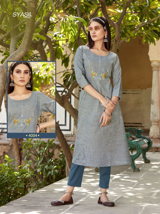 Syasii Ovvy Vol 2 Fancy Wholesale Designer Kurtis Catalog